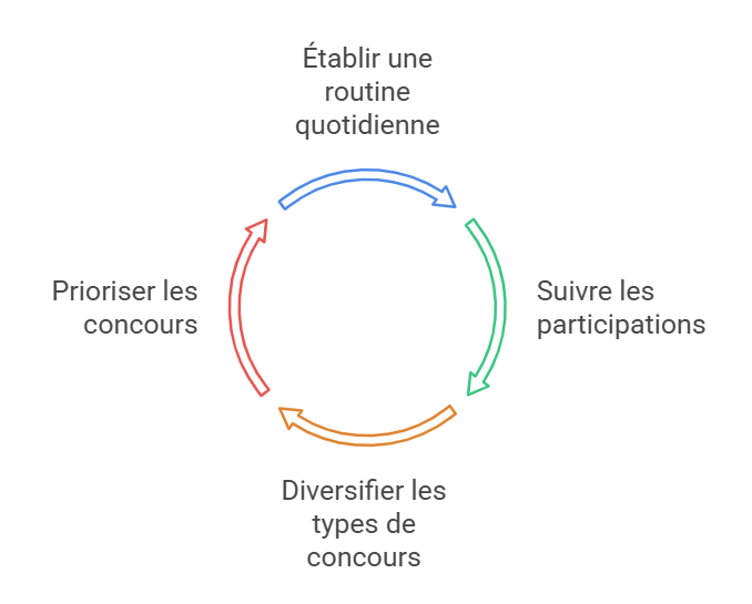 Jeux-concours gratuits : planification
