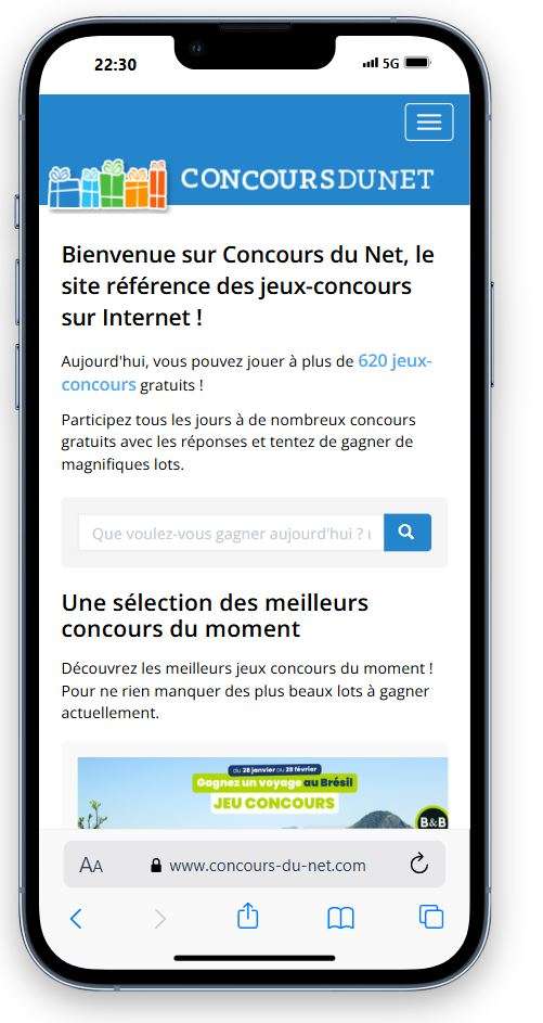 site Concours du Net