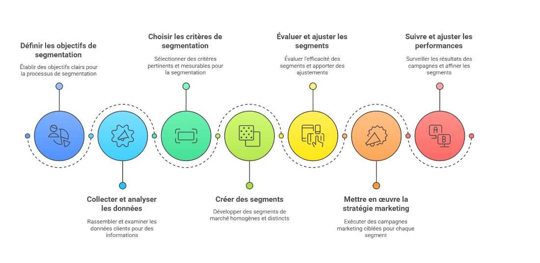 Segmentation marketing : étapes
