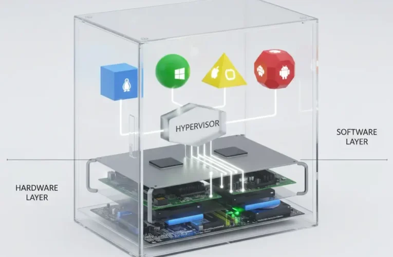 schema virtualisation hyperviseur vm