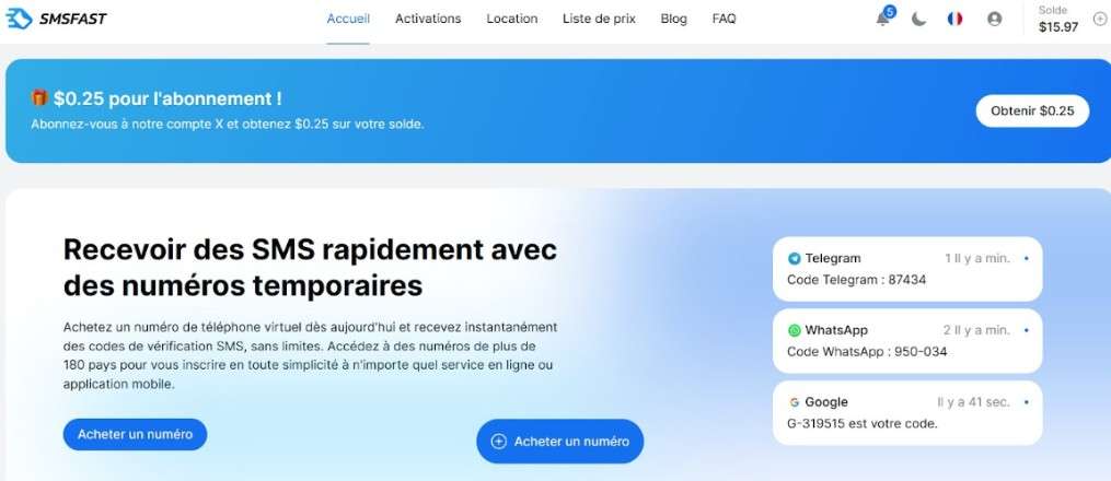 Choisir un service de réception de SMS en ligne fiable