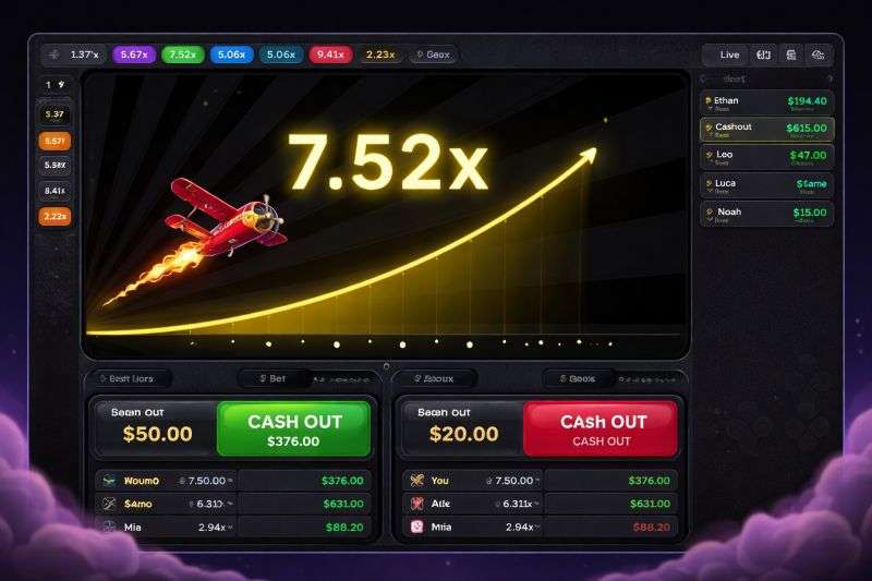 technologie jeux crash