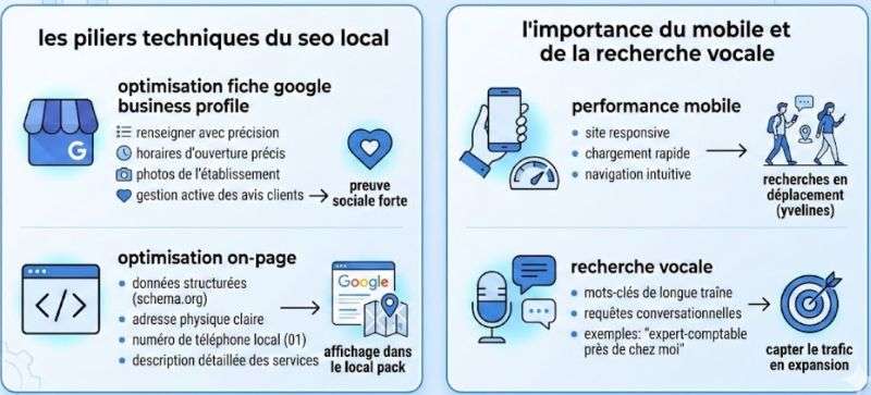 mécanismes seo local yevlines