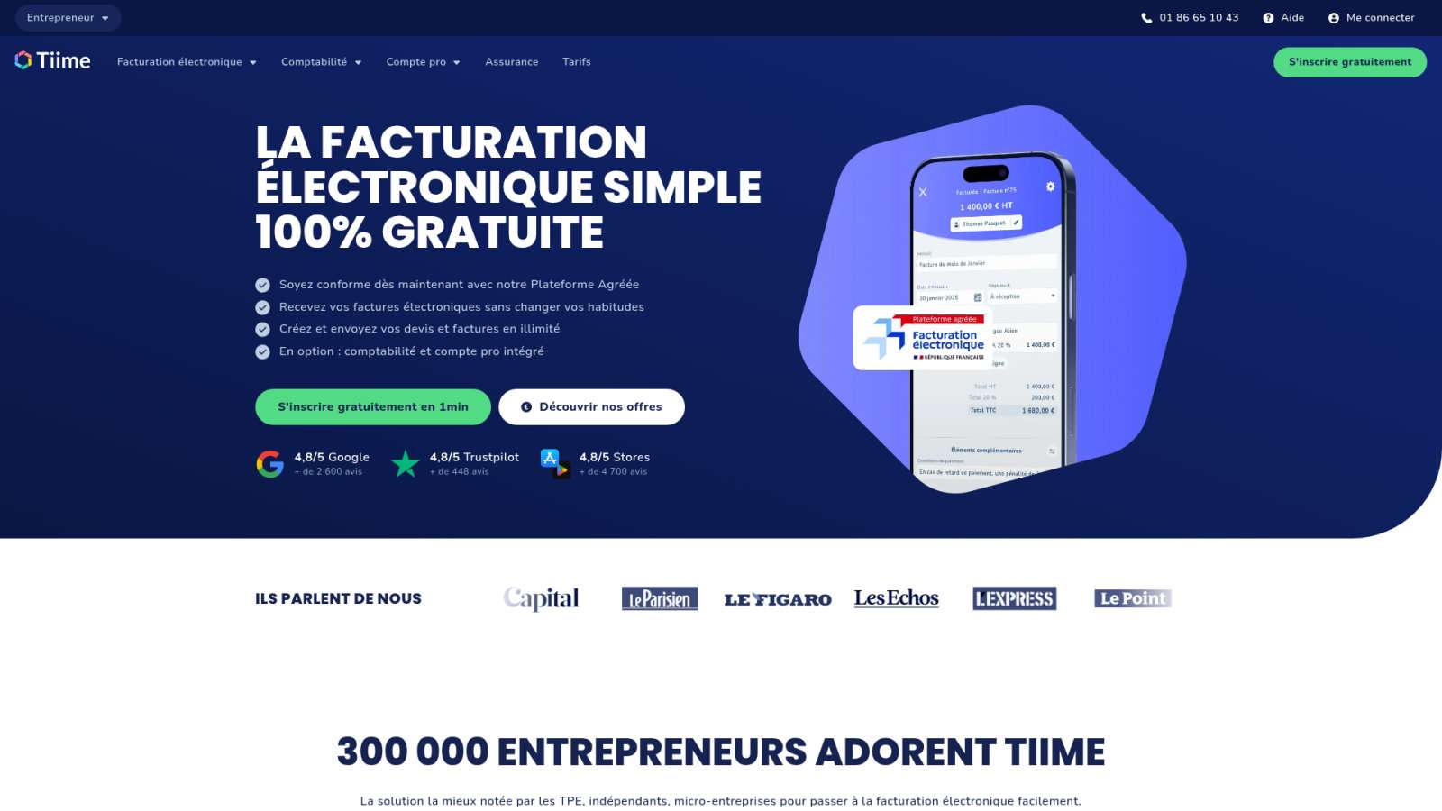 Tiime : l'outil intuitif pour les indépendants et TPE
