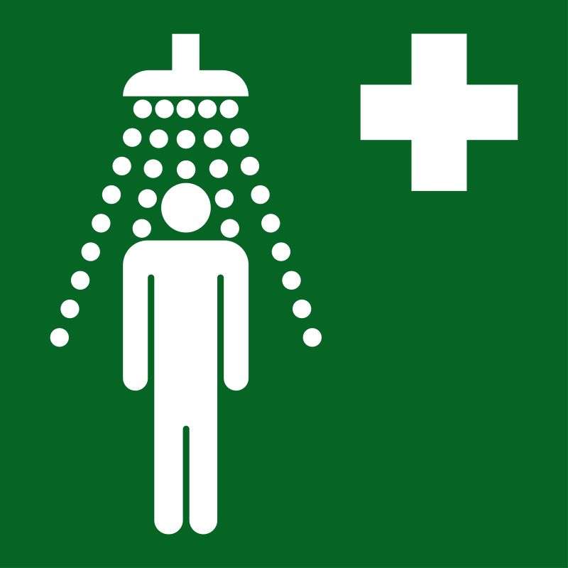douche de sécurité