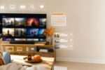 Télévision connectée grand écran