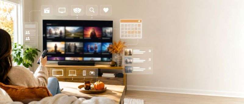 Télévision connectée grand écran